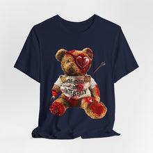 Load image into Gallery viewer, Teddy Heartbreak Tee — Cute Grunge Bear with ‘Love, Pain, Integrity’ Graphic