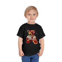 Load image into Gallery viewer, Toddler Tee — Valentine Teddy "Love Hurts" Graphic