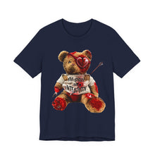 Load image into Gallery viewer, Teddy Heartbreak Tee — Cute Grunge Bear with ‘Love, Pain, Integrity’ Graphic