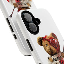 Load image into Gallery viewer, Teddy Bear Heartphone Case — Broken Heart, Love & Integrity Graphic Phone Case