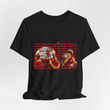Load image into Gallery viewer, Bear & Roses Graphic Tee — "Love Yourself" Inspirational T‑Shirt