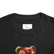 Load image into Gallery viewer, Toddler Tee — Valentine Teddy "Love Hurts" Graphic