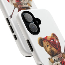 Load image into Gallery viewer, Teddy Bear Heartphone Case — Broken Heart, Love & Integrity Graphic Phone Case