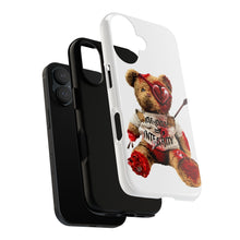 Load image into Gallery viewer, Teddy Bear Heartphone Case — Broken Heart, Love &amp; Integrity Graphic Phone Case
