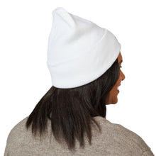 Load image into Gallery viewer, Embroidered Floral Teddy Beanie
