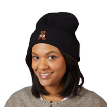 Load image into Gallery viewer, Embroidered Floral Teddy Beanie
